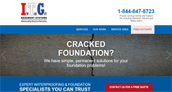 Desktop Screenshot of itgbasementsystems.com